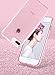 ULAK Clear Glitter Case for iPhone 8 Plus, iPhone 7 Plus Clear Shock Absorption Bumper TPU Protective Cover Case for Apple iPhone 7 Plus/iPhone 8 Plus (2017), Pink Glitter