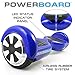 Powerboard by HOVERBOARD - (SAFE UL 2272 CERTIFIED) Blue - 2 Wheel Self Balancing Scooter with LED Lights - Hands Free Battery Powered Electric Motor --Personal Transporter - USA Company