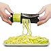 mKitchen 4 Blades Spiral Slicer Spiralizer New Generation Complete Bundle-9 Recipe eBooks-Vegetable Cutter-Zucchini Pasta Noodle Spaghetti Maker with Vegetable Peeler and Cleaning Brush