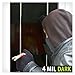 BDF S4MB20 Window Film Security and Privacy 4 Mil Black 20 (Dark) - 36in X 12ft