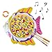 HG TOYS Fishing Game Electronic Rotating Fish Board Game Party Favors Educational Fishing Toy with Music Great Gift for Kids Boys Girls