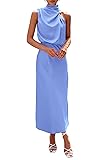 PRETTYGARDEN Women's 2025 Summer Satin Dress