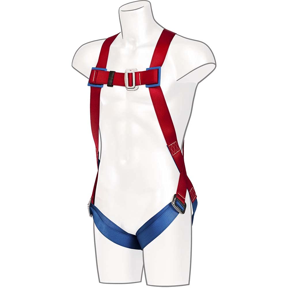 Portwest Portwest 1 Point Harness, Size: One Size, Colour: Red, FP11RER