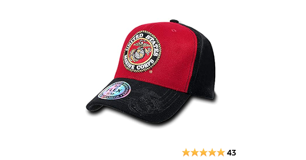 Marines Flex Baseball Fitted Cap Hat 