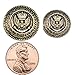 Antique Gold Crowned Eagle 11 piece set metal blazer buttons