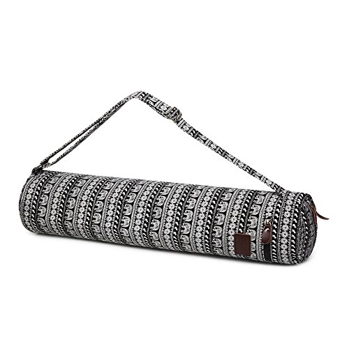 Fremous Yoga Mat Bag and Carriers for Women and Men - Double Storage Pocket - Easy Access Zipper - Adjustable Shoulder Strap and Handle (Elephant) - Thumbnail 6