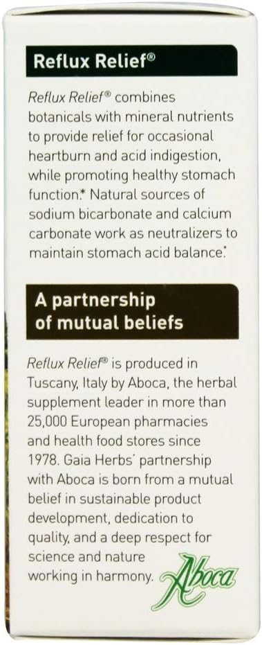 Gaia Herbs, Reflux Relief Chewy Tablets, 15 Count: Health & Personal Care