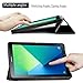 Infiland Samsung Galaxy Tab A 10.1 with S Pen case - Ultra Slim Tri-Fold Smart Case Cover for Samsung Tab A 10.1-Inch with S Pen SM-P580 Tablet(with Auto Wake/Sleep), Black
