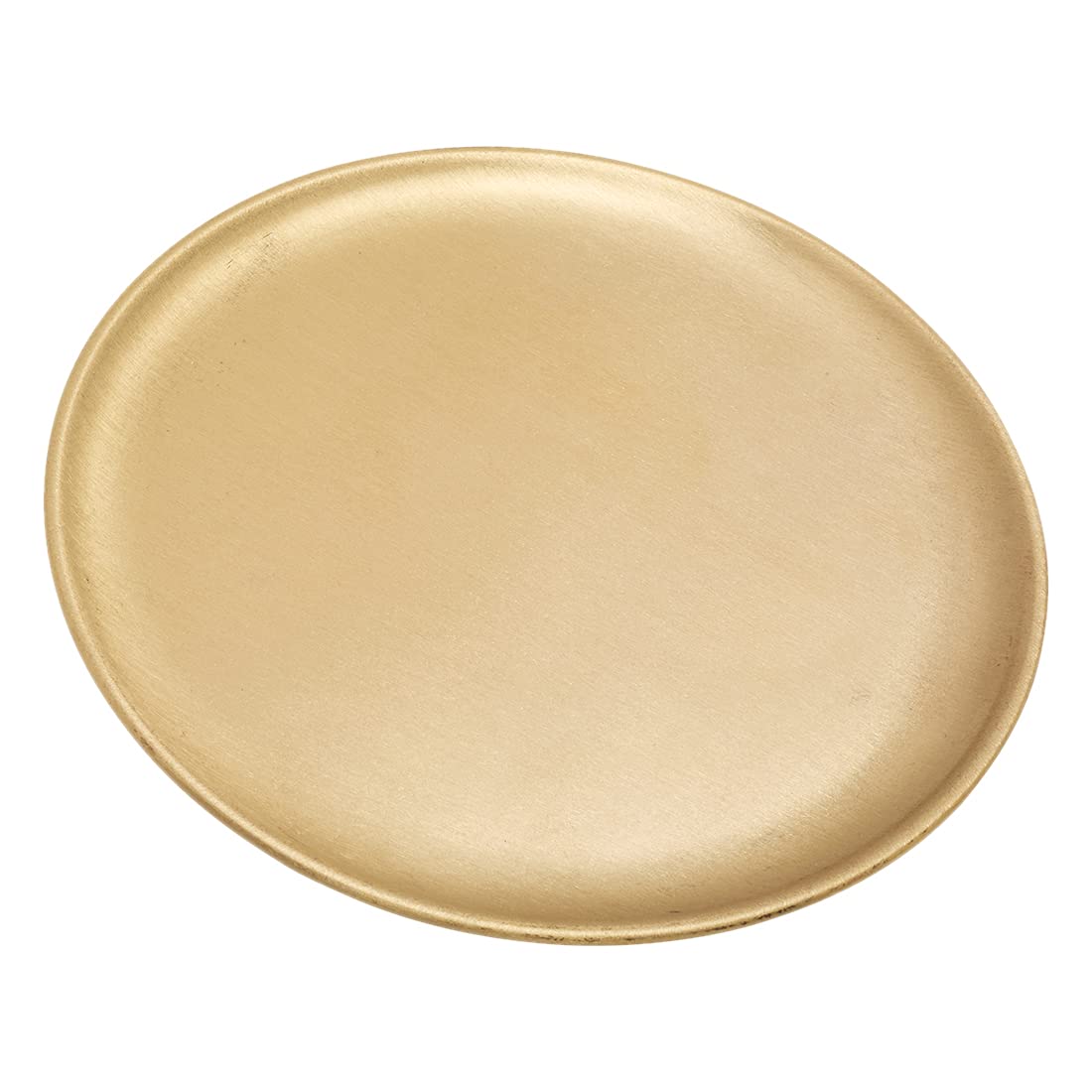 NKlaus Classic Candle Plate Round Ø19cm Brass Trivet Decoration Pillar Candle 10573