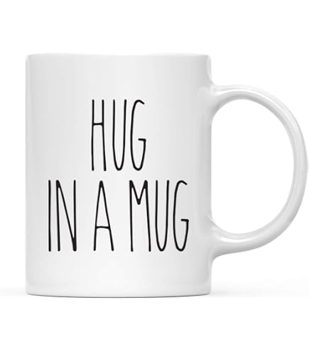 CafePress Big Hug 11 Oz Ceramic Coffee Mug - Lead-Free, Dishwasher & Microwave Safe