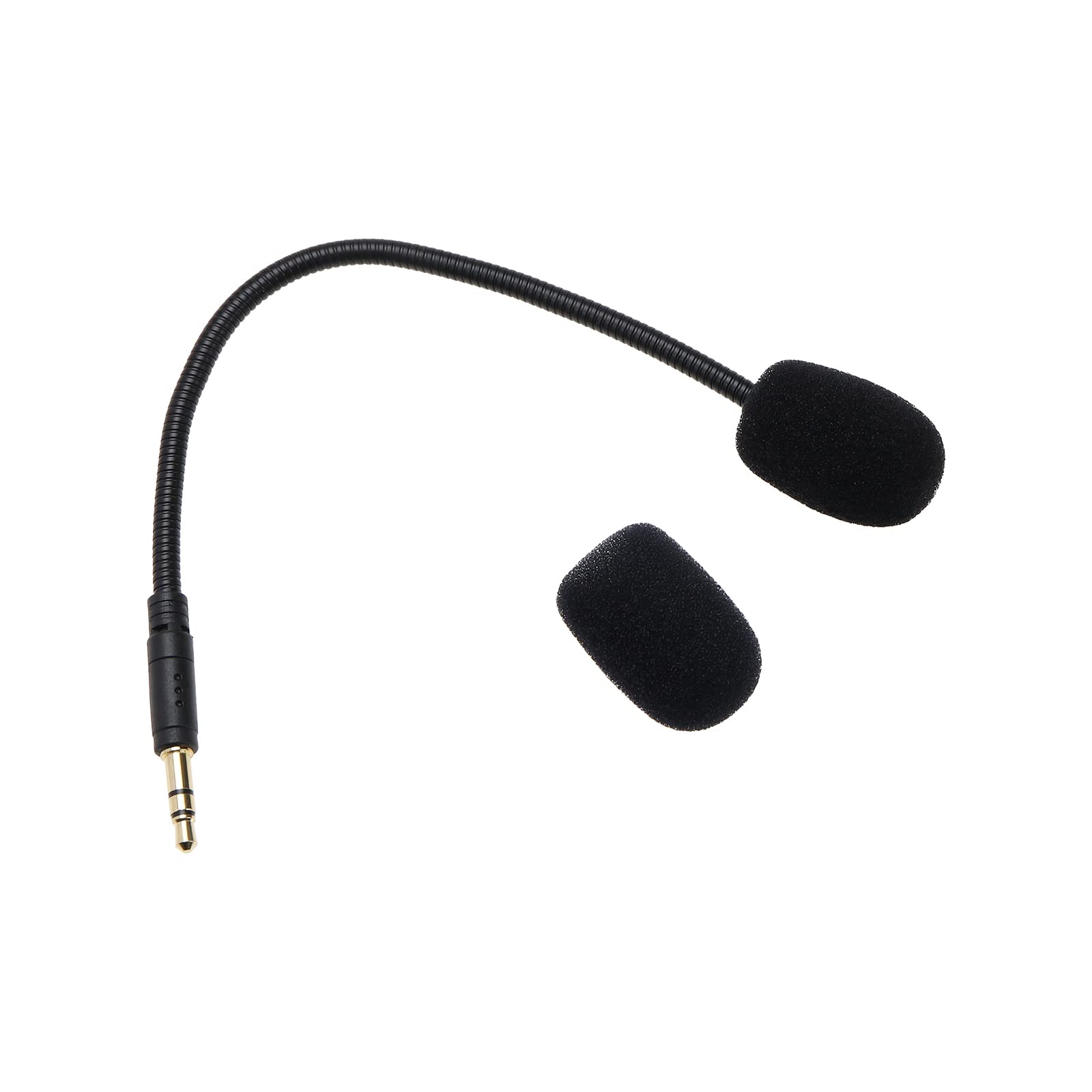 VGOL 3.5mm Replacement Microphone 19cm Reduce Noise Detachable Compatible with SteelSeries Arctis 1 Wired Wireless Gaming Headset Black with Foam Cover