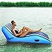 Aqua Ultra Comfort Recliner Lounge, One 1-Person, Lounge Pool Float, Navy/White Stripe