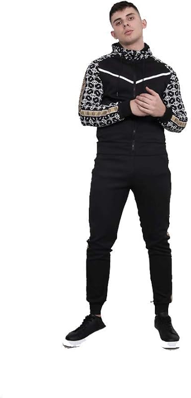 mens designer slim fit tracksuits