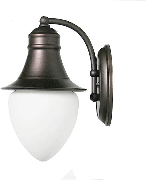 Amazon Co Jp 北欧の産業風の屋外の壁のランプ防水の風景の光単純な露出バルコニーランプ通路ライトガゼボドアライト ホーム キッチン