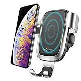 NOIHK Wireless Car Charger,10W QI Gravity Car Mount Air Vent Phone Holder,Fast Charge Compatible for Samsung Galaxy S9/S9+/S8/S7,Compatible for iPhone Xs/MAX/XR,iPhone X,8/8Plus and Qi Enabled Devices