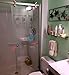 Alise Shower Glass Door Handle,Sliding Shower Doors Knob Pull Hardware Replacement Parts for Bathroom Glass Doors,Heavy Duty Solid SUS304 Stainless Steel Knobs,Brushed Nickel L1800