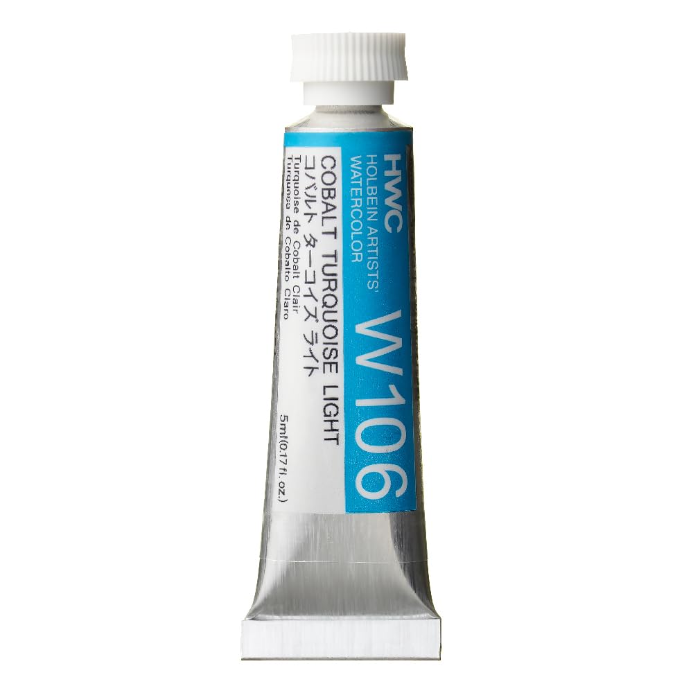 Holbein Watercolour : 5ml Tube COBALT TURQUOISE LIGHT