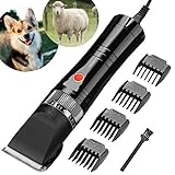 Pro Pet Clippers, HONGNAL Dog/Cat/Sheep Hair Cutting Kit, 7000RPN,2000 mAh Power