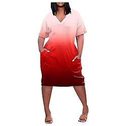 FQZWONG Dresses for Women 2022,Plus Size Maxi Dress