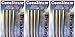 12 Stainless Steel Wide Drink Straws - CocoStraw Large Straight Frozen Smoothie Straw - 12 Pack + 3 Cleaning Brushes