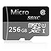 256GB Micro SD Card High Speed Class 10 Micro SD ESDXC Card with Adapter (256GB Black)