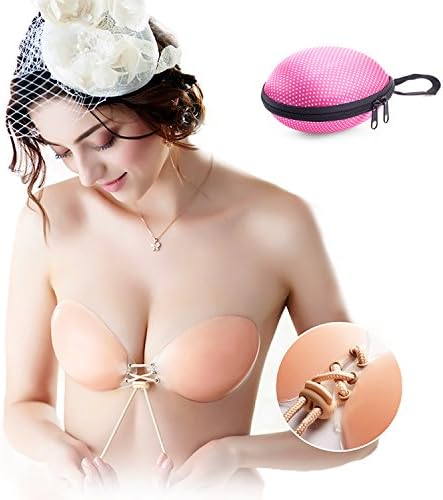 Silicone Self Adhesive Invisible Strapless push up backless bra (a)