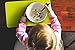 Thin and Portable Food Silicone Placemats for Kids and Babies, for Dining, Restaurants and More by Little Titan (5 Pack)