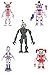 Funko FNAF Sister Location Articulated Action Figures 5” Complete Set Gift Set Bundle - Includes Fun Time Freddy, Fun Time Foxy, Ballora, Baby and Ennard