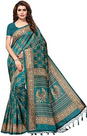 Floral Trendz Silk with Blouse Piece Saree