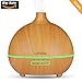 Essential Oil Diffuser, LATOW 500ml Aroma Diffuser for Essential Oils, Aromatherapy Oil Diffuser Humidifier, Ultrasonic Cool Mist, Waterless Auto Shut off, 7 Colors Light,Timer Adjustable
