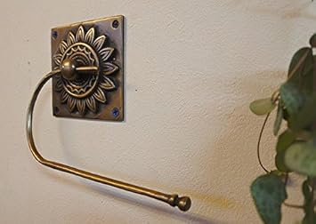 Amazon Co Jp アジアン バリ 雑貨 サンフラワータオルハンガー