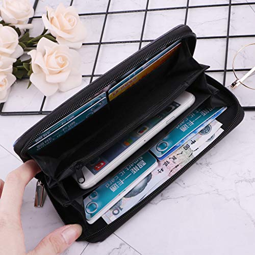 GMSP Fashion Women Skull Wallet Clutch Card Holder Purse Handbag Wallet Phone Case (1)