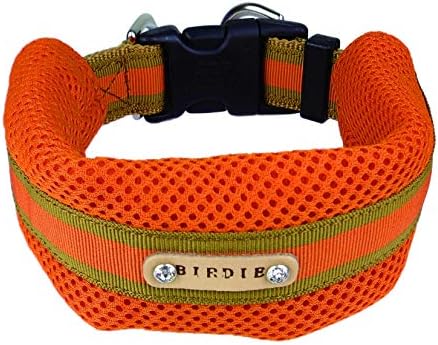 バーディ Birdie 首輪 7378 ラッセルクッションカラー M オレンジ 中型犬用 予約販売 小 オレンジ サイズ バーディ Birdie 首輪 7378 ラッセルクッションカラー M オレンジ 中型犬用 予約販売 小 オレンジ サイズ