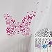 RoomMates RMK2713SCS Pink Flutter Butterflies Peel and Stick Wall Decals