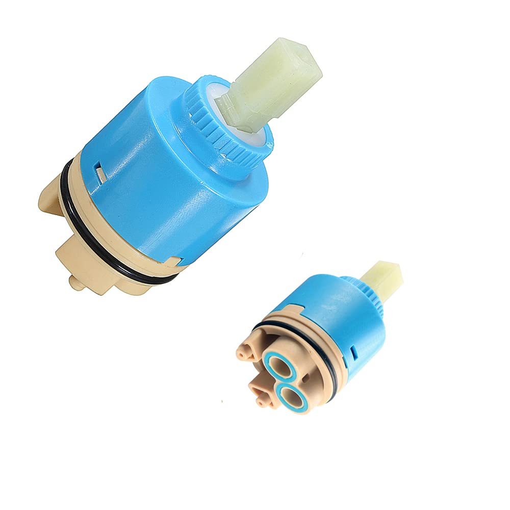 Tap Cartridge 40mm Diameter Water Tap Cartridge Replacement Cartridge Practical Ceramic Cartridge Disc Faucet Replace Part Ceramic Cartridge
