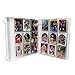 Unikeep Basketball Themed Trading Card Collection Binder Complete With Trading Card Pages. Fully Enclosed Case with a Locking Latch to Keep Cards Secure (Red Dunk, Poly Ring)