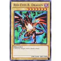 Amazon.com: YU-GI-OH! - Red-Eyes B. Dragon (LCJW-EN003