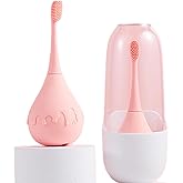 LIZICH Electric Vibrating Eyelid Brush with Soft Silicone for Sensitive Eyelids,Gently Cleans Eyelid Margins,Removes Dirt,Oil.Blepharitis and Dry Eyes Relief,Lid Scrubbing Device Machine (Pink)
