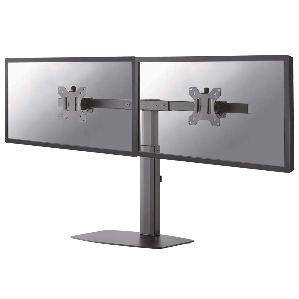Newstar FPMA-D865DBLACK Stylish Tilt/Turn/Rotate Desk Stand for 10-27" Monitor Screen, Height Adjustable - Black