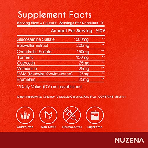 Joint Support + Natural Joint & Mobility Support Formula by Nuzena