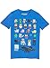 Minecraft Boys' Short Sleeved T-Shirt 6-7 Years Blue