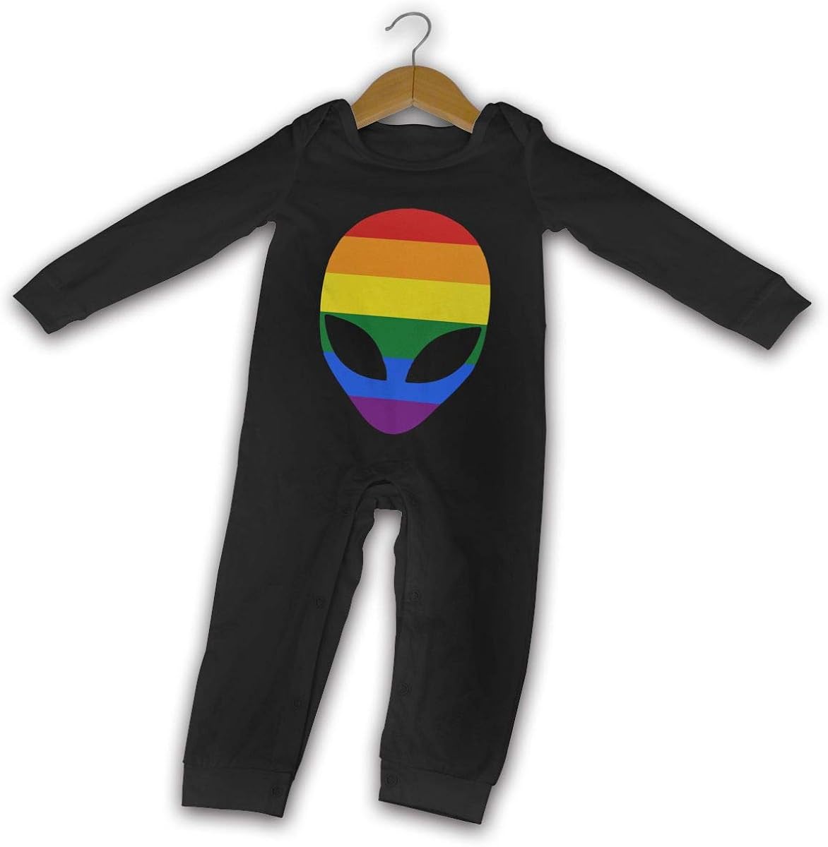 black jumpsuit rainbow