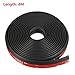 MATCC 13Ft(4M) Car Door Rubber Seal Z Shape Trim Seal Door Edge Guards Weatherstrip Hollow for Car Truck Motor Protector