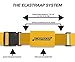 Luggage Straps, Adjustable Non-Slip Baggage Belts - Suitcase Bands for Your Travel Bag (1 Strap, Yellow 1pk)