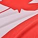 Tirrinia Canadian Flag Sherpa Throw Blanket, Super Cozy Fleece Plush Throw TV Blankets Reversible for Bed or Couch 50