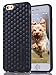 Case for Apple iPhone 6 and 6s (4.7 inch) from MIRAcase, Honeycomb Pattern, Perfect Fit, Scratch Resistant, Premium Flexible Soft TPU - Shock Absorbent - Ultra Thin- Light Weight (Black)