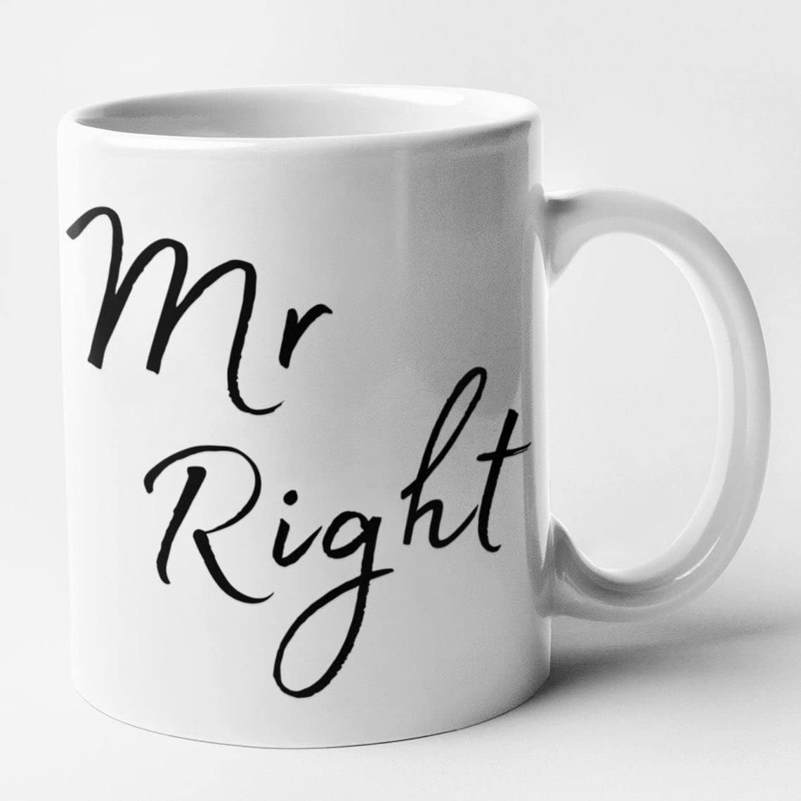 Mr & Mrs Always Right Cute Couple Mugs (White)