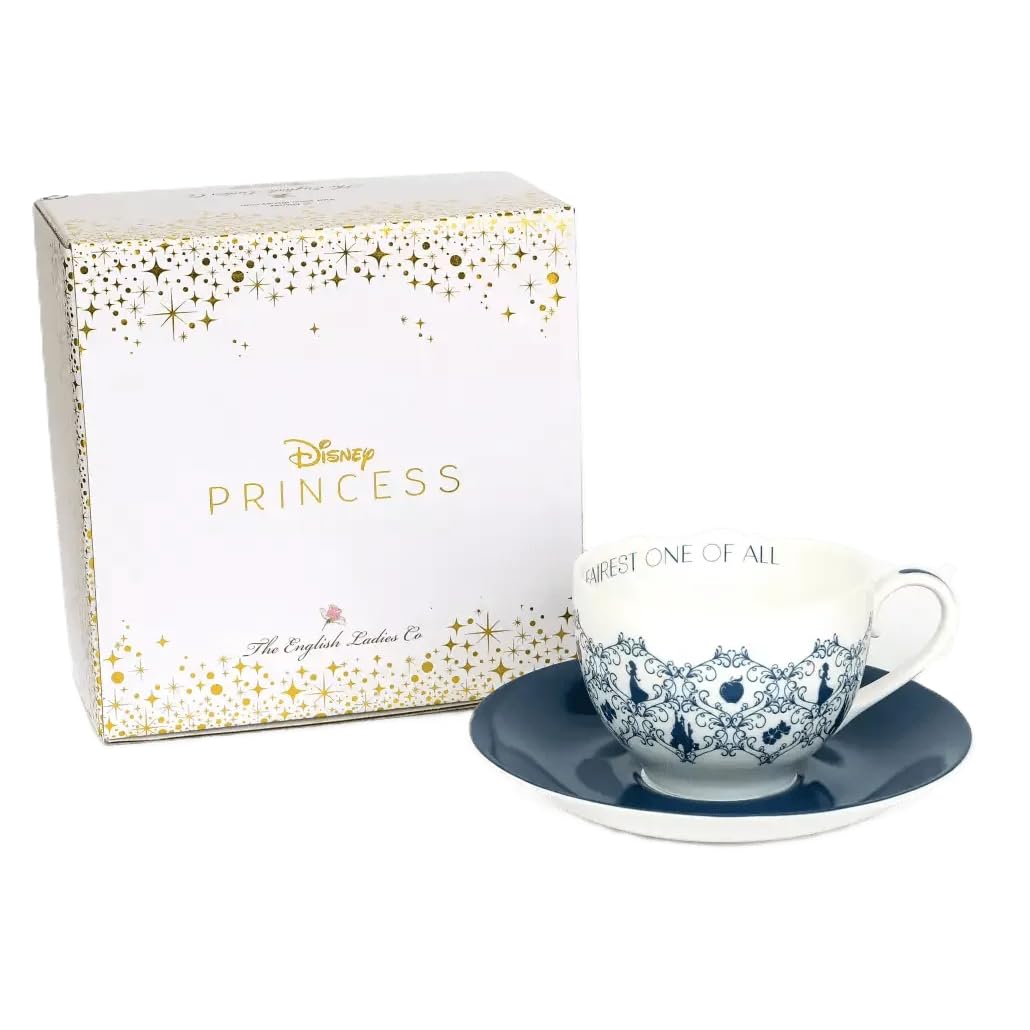 English Ladies Co. Disney Princess Color Story Teacup and Saucer : Snow White
