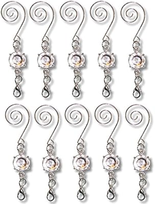 Amazon Com Banberry Designs Christmas Ornament Hooks Metal Wire