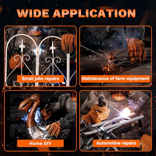 Mini Soldering Iron:DEKO 140A 220V MMA ARC Welder for Home Repair, Metal Welding, DIY, Portable Welding Machine with Adjustable Shoulder Strap for Welders